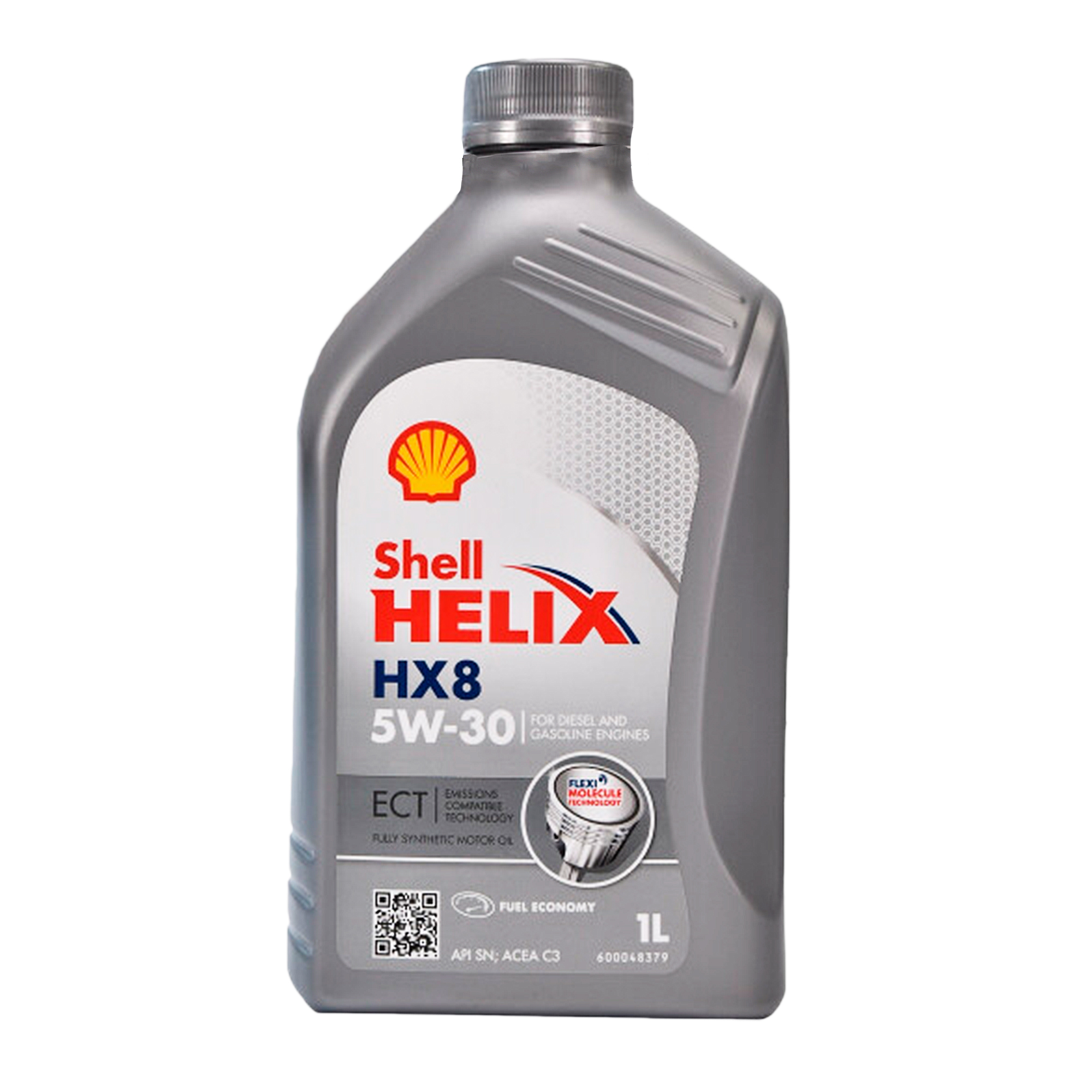 Олива моторна синтетична SHELL Helix HX8 ECT 5W-30, 1л